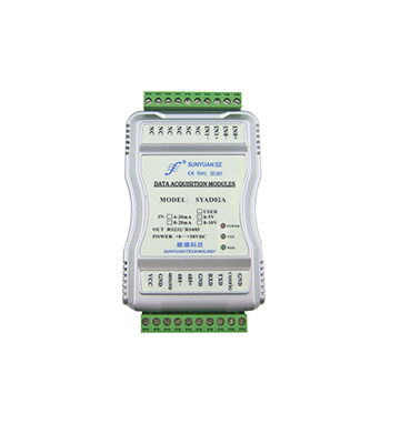 7、SY AD 04/SY AD08系列低成本模擬量轉RS485多路輸入端共地型總線智能傳感器模塊